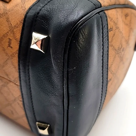 LAMB 🐑Gwen Stefani Mandeville Monogram Leather Satchel Boston Speedy Doc…